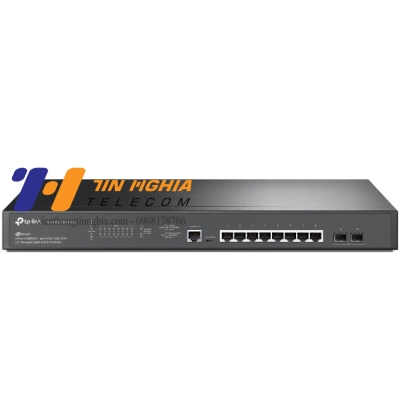 JetStream™ 8-Port 2.5GBase-T And 2-Port 10GE SFP+ L2+ Managed Switch With 8-Port PoE+