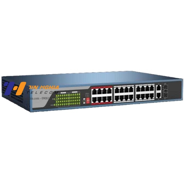 Switch Cấp Nguồn PoE 24 Port: